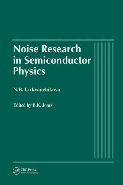 Cover Noise Research in Semiconductor Physics (eBook, ePUB)