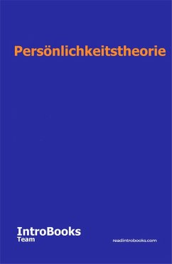 Persönlichkeitstheorie (eBook, ePUB) - Team, IntroBooks