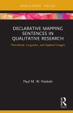 Declarative Mapping Sentences in Qualitative Research (eBook, ePUB)