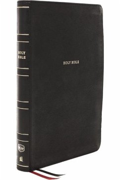 Nkjv, Thinline Bible, Large Print, Leathersoft, Black, Comfort Print - Thomas Nelson