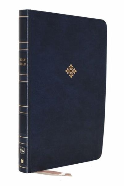 Nkjv, Thinline Reference Bible, Large Print, Leathersoft, Blue, Red Letter Edition, Comfort Print