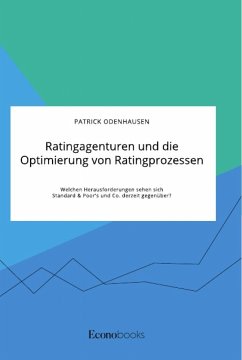 Ratingagenturen und die Optimierung von Ratingprozessen. Welchen Herausforderungen sehen sich Standard & Poor's und Co. derzeit gegenüber? - Odenhausen, Patrick