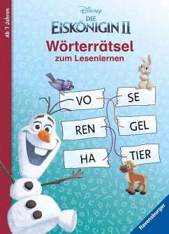 Disney Die Eiskönigin 2: Wörterrätsel zum Lesenlernen (Mängelexemplar) - Johannsen, Anne