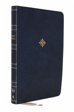 Nkjv, Thinline Bible, Large Print, Leathersoft, Blue, Comfort Print - Thomas Nelson