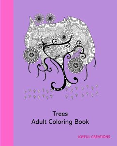 Trees Adult Coloring Book - Creations, Joyful