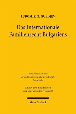 Das Internationale Familienrecht Bulgariens (eBook, PDF) - Guedjev, Lubomir N.