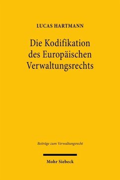 Cover Die Kodifikation des Europäischen Verwaltungsrechts (eBook, PDF)