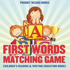 First Words Matching Game: Children's Reading & Writing Education Books - Wizard, Prodigy