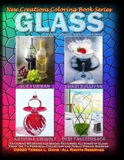 New Creations Coloring Book Series: Glass - Davis, Teresa
