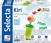 Selecta 61058 - Greifling, Kiri Vogel, Quietschspielzeug, Holz, 13 cm