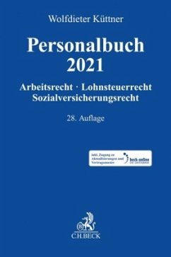 Personalbuch 2021, m. 1 Buch, m. 1 Online-Zugang - Küttner, Wolfdieter