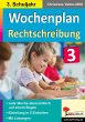 Wochenplan Rechtschreibung / Klasse 3 - Bild 1