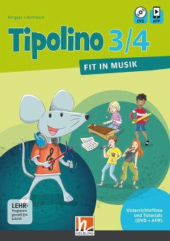 Tipolino 3/4 - Fit in Musik. Unterrichtsfilme und Tutorials. Ausgabe Deutschland, 1 DVD-Video