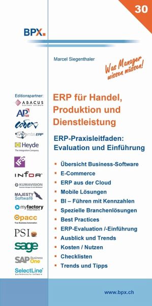 ERP für Handel, Produktion und Dienstleistung (eBook, PDF) ERP für Handel, Produktion und Dienstleistung (eBook, PDF)