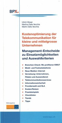 Kostenoptimierung der Telekommunikation für KMU (eBook, PDF) - Moser, Ulrich
