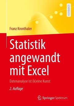 Statistik angewandt mit Excel - Kronthaler, Franz