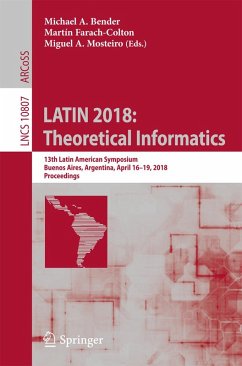LATIN 2018: Theoretical Informatics (eBook, PDF)