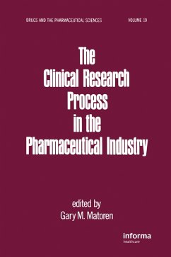 Cover The Clinical Research Process in the Pharmaceutical Industry (eBook, ePUB)