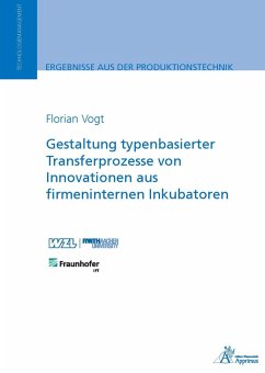 Gestaltung typenbasierter Transferprozesse von Innovationen aus firmeninternen Inkubatoren (eBook, PDF) - Vogt, Florian