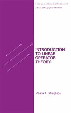 Introduction to Linear Operator Theory (eBook, PDF) - Istratescu