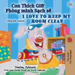 Cover I Love to Keep My Room Clean (Vietnamese English Bilingual Book for Kids)