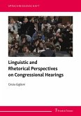 Linguistic and Rhetorical Perspectives on Congressional Hearings (eBook, PDF)