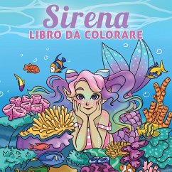 Sirena libro da colorare - Young Dreamers Press