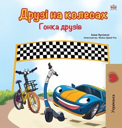 The Wheels -The Friendship Race (Ukrainian Book for Kids) - Books, Kidkiddos; Nusinsky, Inna