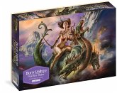 Boris Vallejo Fearless Rider 1,000-Piece Puzzle: For Adults Fantasy Dragon Gift Jigsaw 26 3/8" X 18 7/8" Boris Vallejo Fearless Rider 1,000-Piece Puzzle: For Adults Fantasy Dragon Gift Jigsaw 26 3/8" X 18 7/8"