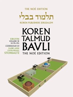 Koren Talmud Bavli V3e: Eiruvin, Daf 89a-105a, Noe Color Pb, H/E - Steinsaltz, Adin