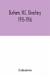 Durham, N.C. directory 1915-1916 - Bild 1