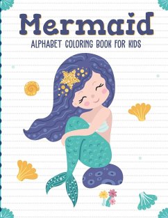 Mermaid Alphabet Coloring Book For Kids - Devon, Alice