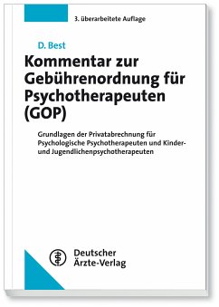 Kommentar zur Gebührenordnung für Psychotherapeuten (GOP) (eBook, PDF) - Best, Dieter