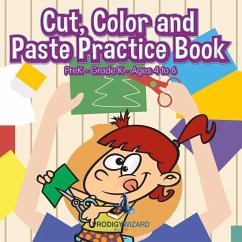 Cut, Color and Paste Practice Book PreK-Grade K - Ages 4 to 6 - Prodigy