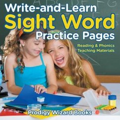Write-and-Learn Sight Word Practice Pages Reading & Phonics Teaching Materials - Prodigy Wizard Books