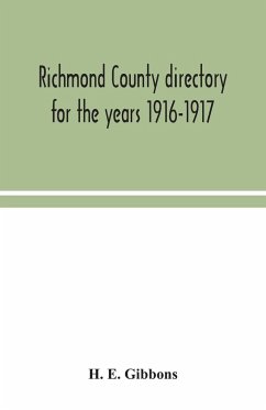 Richmond County directory for the years 1916-1917 - E. Gibbons, H.