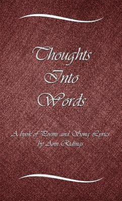 Thoughts Into Words - Ridings, Sarah Ann