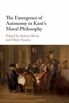 Cover The Emergence of Autonomy in Kant's Moral Philosophy