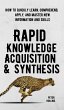 Rapid Knowledge Acquisition & Synthesis - Bild 1