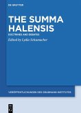 The Summa Halensis (eBook, PDF)