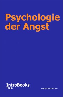 Cover Psychologie der Angst (eBook, ePUB)