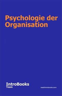 Cover Psychologie der Organisation (eBook, ePUB)