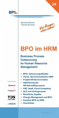 BPO im HRM (eBook, PDF) - Renner, Bernhard