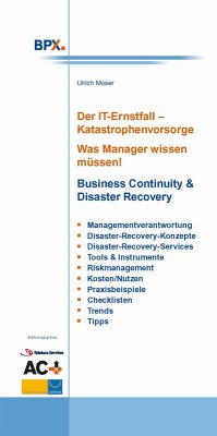 Cover Der IT-Ernstfall - Katastrophenvorsorge (eBook, PDF)