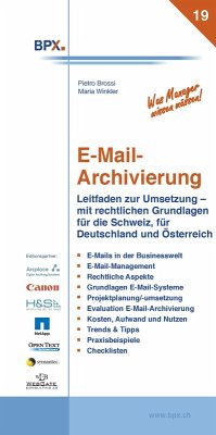 E-Mail Archivierung (eBook, PDF) - Brossi, Pietro