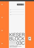 Brunnen KIESER-Block A4 Lineatur 3 mit blauem Rand