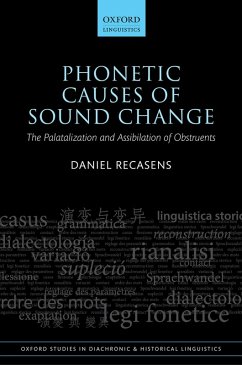 Phonetic Causes of Sound Change (eBook, PDF) - Recasens, Daniel