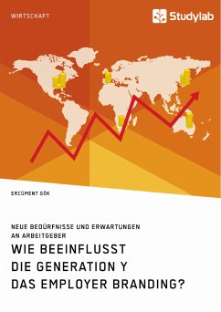 Wie beeinflusst die Generation Y das Employer Branding? Neue Bedürfnisse und Erwartungen an Arbeitgeber (eBook, ePUB) Cover Wie beeinflusst die Generation Y das Employer Branding? Neue Bedürfnisse und Erwartungen an Arbeitgeber (eBook, ePUB)