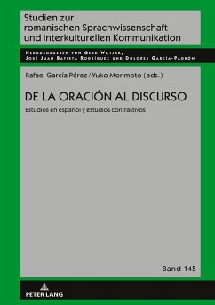 De la oración al discurso: estudios en español y estudios contrastivos