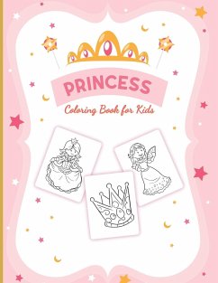 Princess Coloring Book For Girls - Larson, Patricia